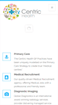 Mobile Screenshot of centrichealth.ie